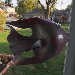 Water bottle fish that are hand made.